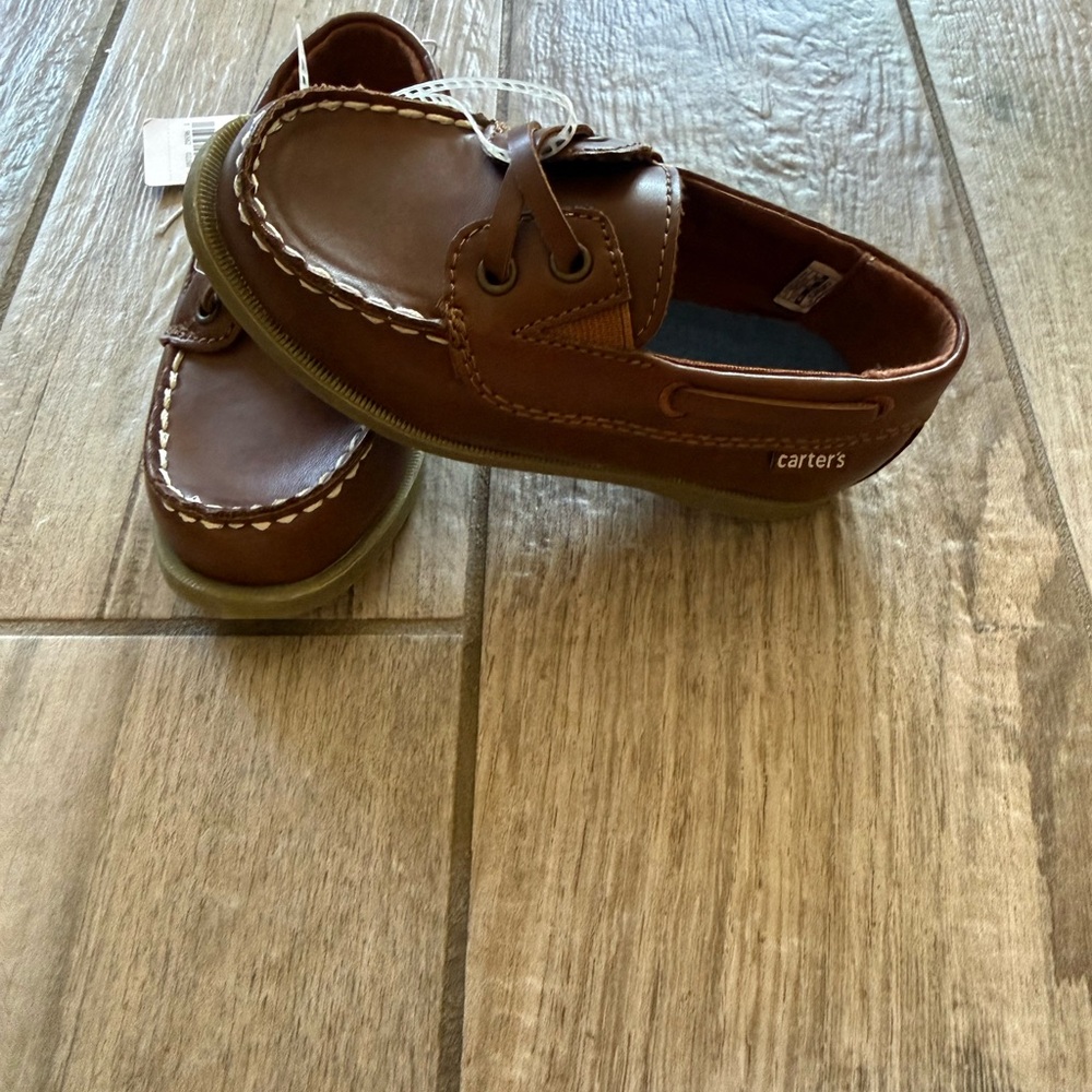 carter's Brown Kids slip onShoes
